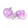 Dyed Natural Jade Pendants G-J386-H14-P-2