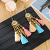 Alloy Oval Chandelier Earrings FS-WGD7741-10-1