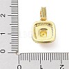 Rack Plating Brass Micro Pave Cubic Zirconia Pendants KK-P247-03G-3