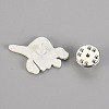 Spray Painted Alloy Brooches JEWB-S011-129-RS-3