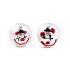 Halloween Opaque ABS Plastic Imitation Pearl Enamel Beads KY-G020-01K-2