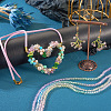 8 Strands 4 Colors Transparent Glass Beads Strands GLAA-TA0001-23-7