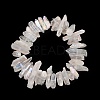 Natural Quartz Crystal Points Beads Strands G-K181-B28-6