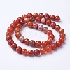 Natural Agate Beads Strands G-G754-06-8mm-3