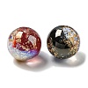 Gradient Color Transparent Resin Beads with Gold Foil FIND-Z030-12-2