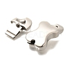 304 Stainless Steel Magnetic Clasps STAS-R140-16P-02-2
