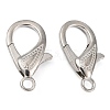 Zinc Alloy Lobster Claw Clasps PALLOY-D008-P-2