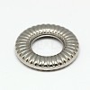 Stainless Steel Striped Linking Rings X-STAS-M038-C-01-2