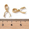201 Stainless Steel Pendant Pinch Bails STAS-P223-16G-B-3