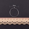Brass Wine Glass Charm Rings Hoop Earrings KK-PH0028-01S-3