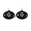 Natural Black Onyx(Dyed & Heated) Pendants KK-B157-42H-10-1