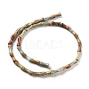 Natural Aqua Terra Jasper Beads Strands G-E071-B02-3