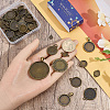1Bag Alloy Pendant Cabochon Settings FIND-SC0023-79A-02-3
