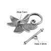 Alloy Toggle Clasps X-PALLOY-A20004-AS-LF-2