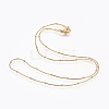 304 Stainless Steel Snake Chain Necklaces NJEW-F248-11A-G-1
