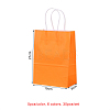 Pure Color Kraft Paper Bags AJEW-CJ0001-08-2