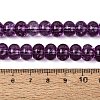 Crackle Transparent Glass Beads Strands GLAA-N074-02B-12-2