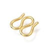 Brass M-Hook Clasps KK-CBA0DF0-14D-G-2