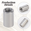 40Pcs 304 Stainless Steel Ear Nuts DIY-BBC0002-61-5