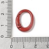 Spray Painted Alloy Spring Gate Rings AJEW-C035-01I-3