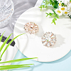 2Pcs Alloy Rhinestone Shoe Decorations AJEW-FG0003-72B-5