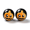 Halloween Themed Handmade Lampwork Beads Strands LAMP-L078-001B-2