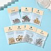 SHEGRACE Brass Spring Ring Clasps XGRQ58507-786P-5