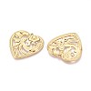 304 Stainless Steel Hollow Flower Heart Pendants STAS-T067-40G-2