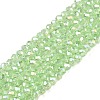 Electroplate Glass Beads Strands EGLA-A044-T2mm-B09-1