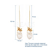 Dangle Stud Earrings EJEW-JE03738-4
