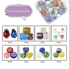 61Pcs 8 Style Handmade Lampwork Beads LAMP-YW0001-05-2