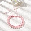 Adjustable Natural & Synthetic Mixed Gemstone Beads Braided Bead Bracelets for Women BJEW-L713-B-3