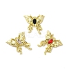 Spray Painted Alloy Micro Pave Cubic Zirconia Pendants PALLOY-O001-10G-1