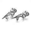 Wolf Armour Alloy Full Finger Ring RJEW-T009-23AS-1