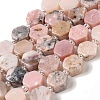 Natural Pink Opal Beads Strands G-P534-A10-01-1