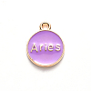 Alloy Enamel Pendants X-ENAM-S124-01B-01A-3