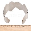 37MM Brushed 304 Stainless Steel Wavy Open Cuff Bangles for Women SA-CBA10D4-02P-5