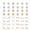 4 Sets 4 Styles Zinc Alloy Jewelry Pendant FIND-CD0001-09-2