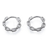 Non-Tarnish 316 Surgical Stainless Steel Chain Shape Hoop Earrings for Men Women EJEW-N052-07-2