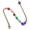 Natural Gemstone Dowsing Pendulums Chains PW-WG739B0-03-1