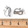 316 Stainless Steel Clip-on Earring Findings STAS-Z124-03P-3