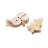 Christmas Theme Alloy Enamel Pendants FIND-M039-01D-2