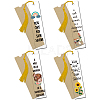 4 Sets Acrylic Bookmark Pendants for Teachers' Day DIY-GL0004-27A-1