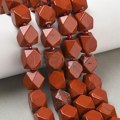 Natural Red Jasper Beads Strands GG-CBAF8A8-A08-01-1