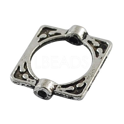 Tibetan Style Alloy Bead Frames X-TIBEB-6761-AS-LF-1