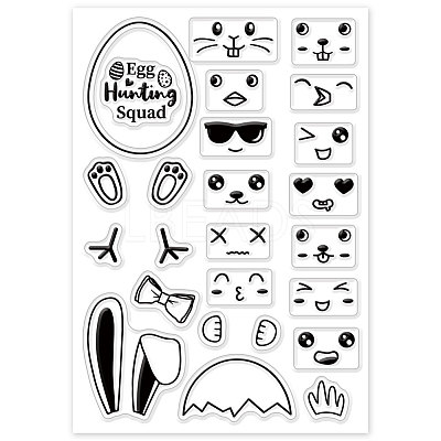 PVC Plastic Clear Stamps DIY-WH0448-0479-1
