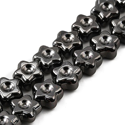 Electroplate Glass Beads Strands EGLA-V001-02-1