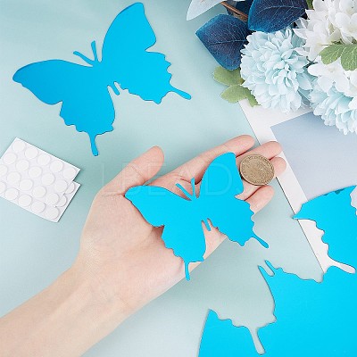 1 Set Plastic Mirror Wall Stickers AJEW-CN0001-65D-1