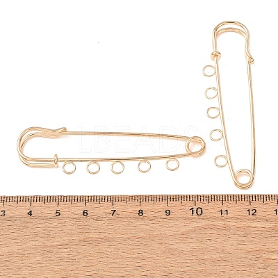 Iron Safety Pins Brooch Findings RN-CBAB9AC-01G-1