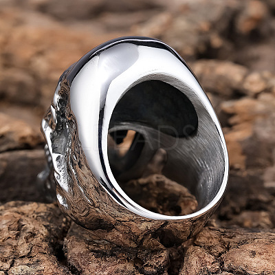 Skull 304 Stainless Steel Finger Rings for Men FS-WGF2445-05-1